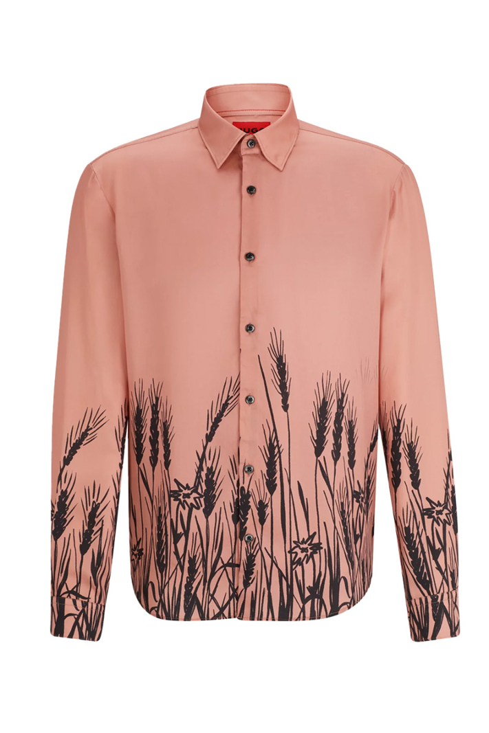 Hugo Boss Shirt Ermo 50508647 Rood