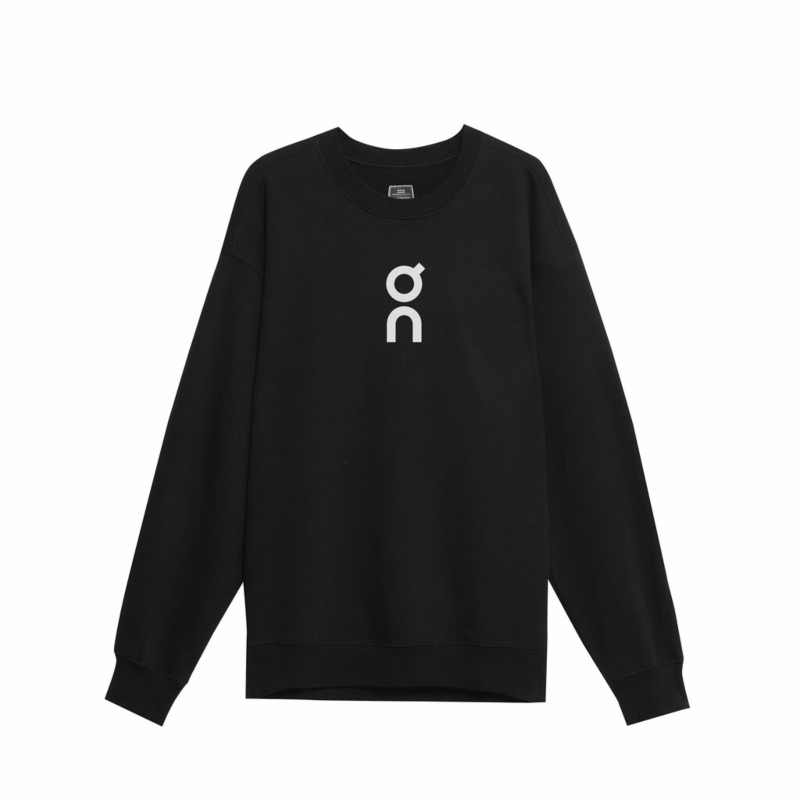 On Running Sweater Club Crew Zwart