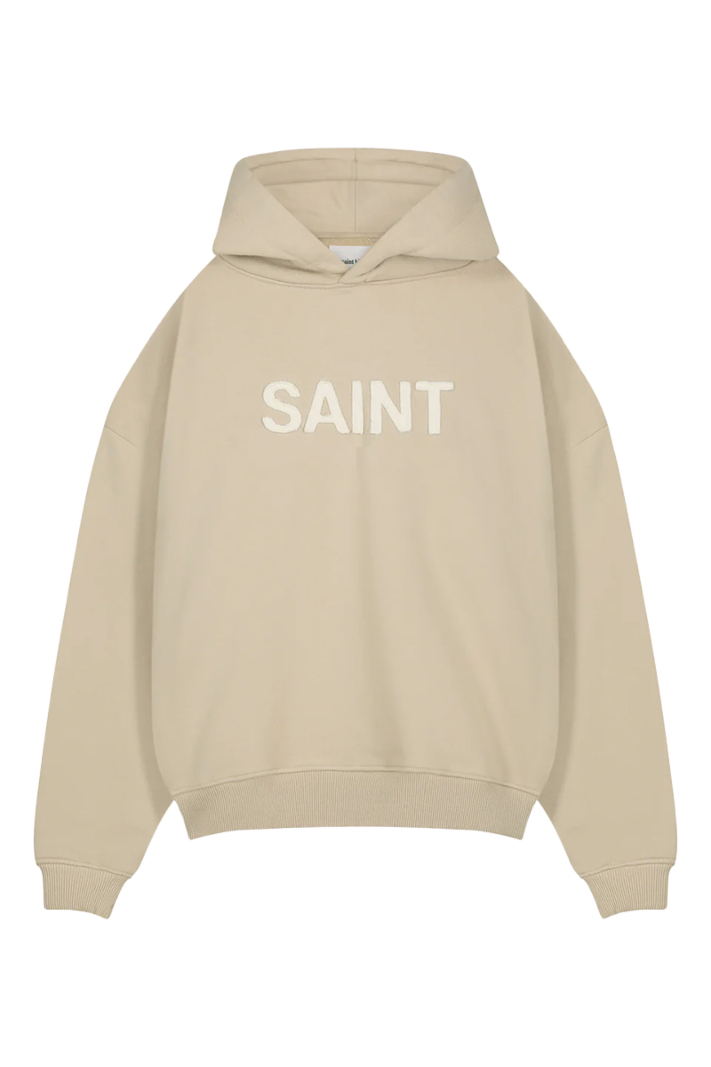 Saint Blanc Sweater Cut Hoodie L-bruin