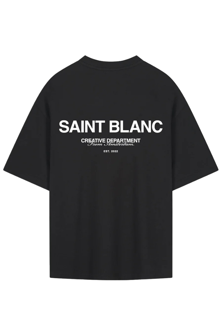 Saint Blanc T-shirt No. 1 Tee Zwart