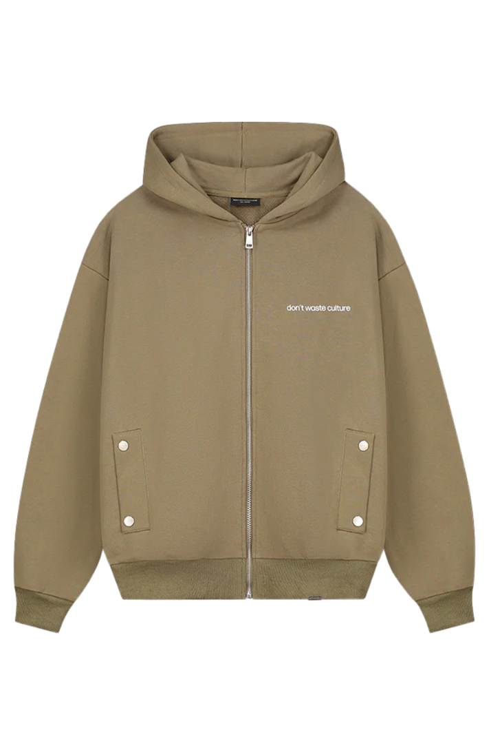 Don't Waste Culture Sweater Ale Zipped Hoodie L-bruin