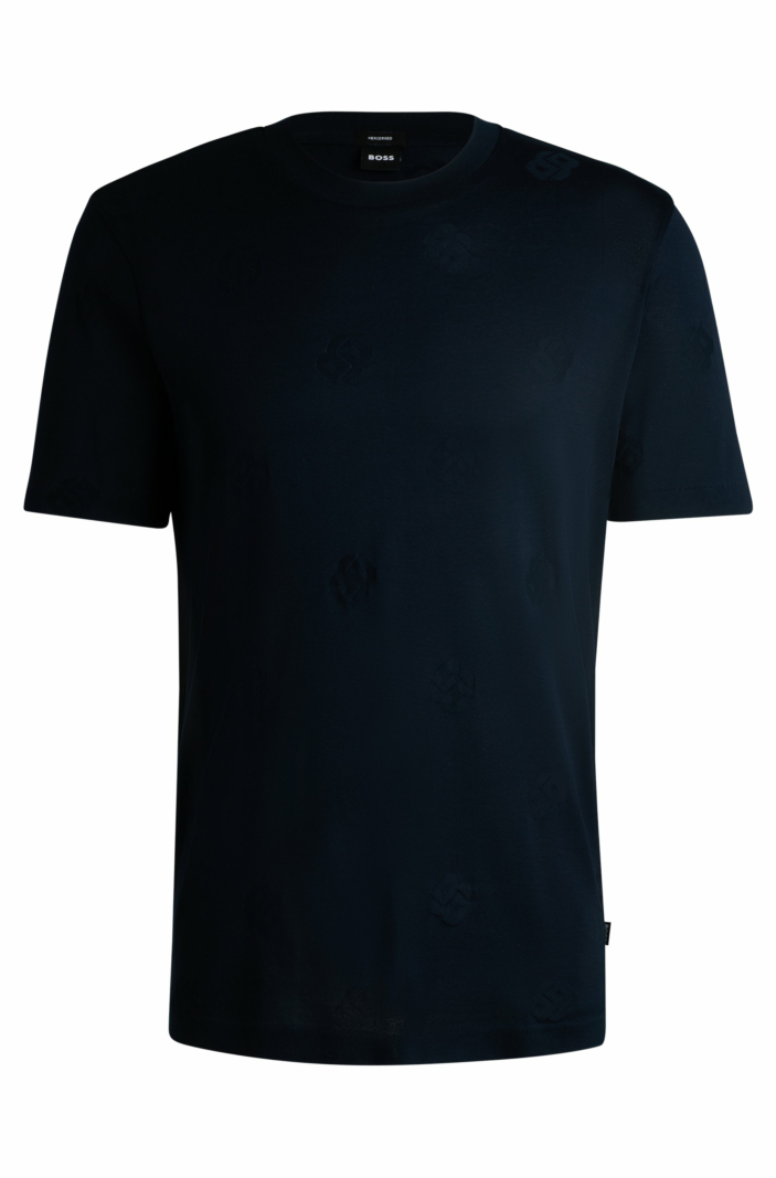 Hugo Boss T-shirt C-thompson 224 D-blauw