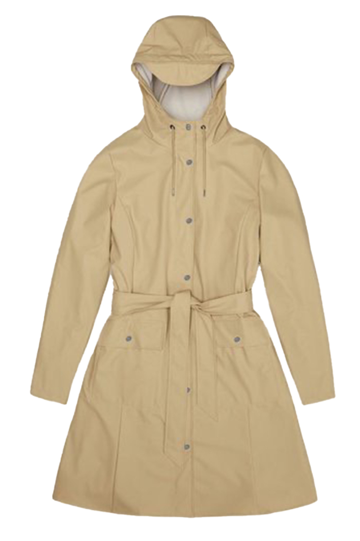 Rains Jas Curve W Jacket Beige