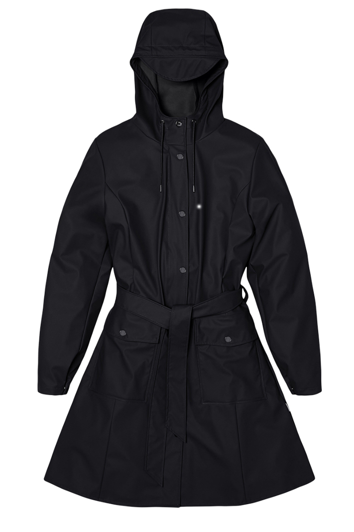 Rains Jas Curve W Jacket Zwart