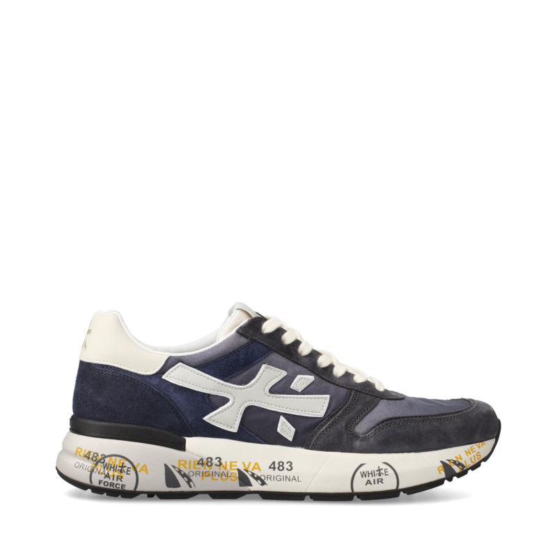 Premiata Schoenen Mick Blauw