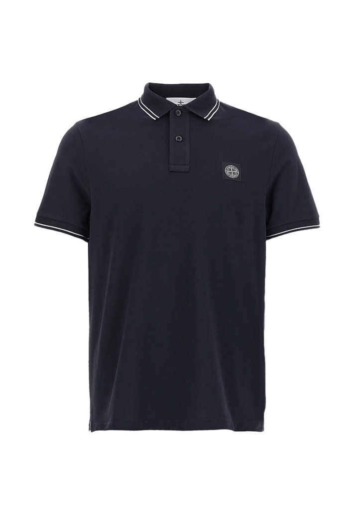 Stone Island Polo 22002sc S0018 D-blauw