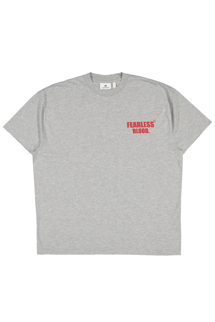 Fearless Blood T-shirt Leader Club Tee L-grijs