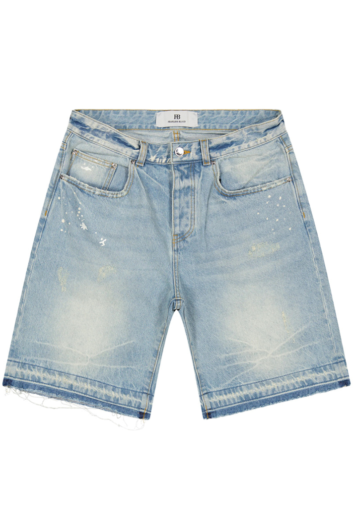 Fearless Blood Short Fb-denim Short D-blauw