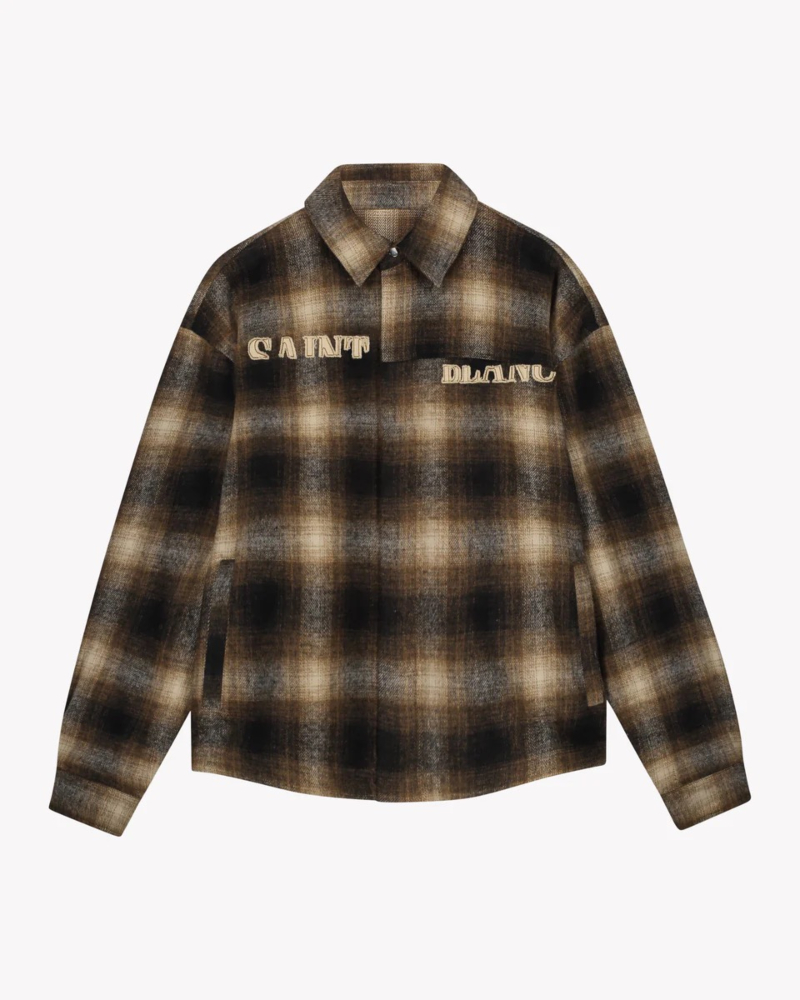 Saint Blanc Shirt Flannel Bruin