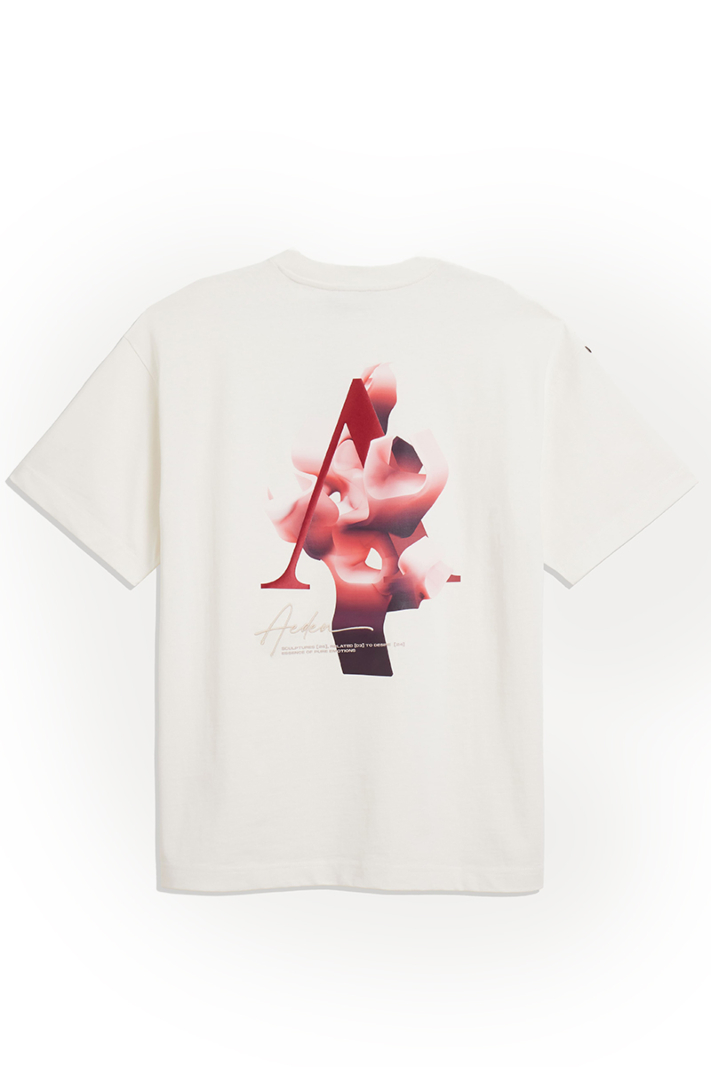 Aeden T-shirt Scorose Tee Off White