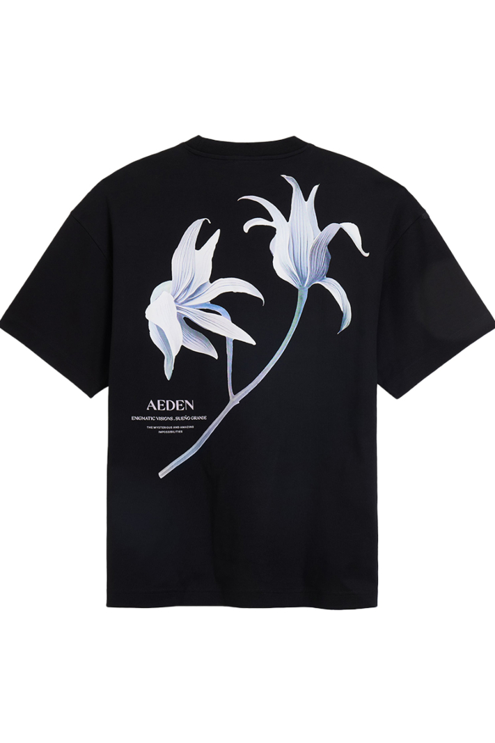 Aeden T-shirt Misty Tee Zwart
