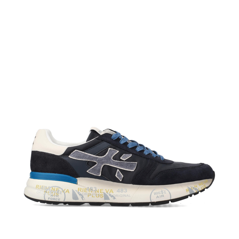 Premiata Schoenen Mick D-blauw