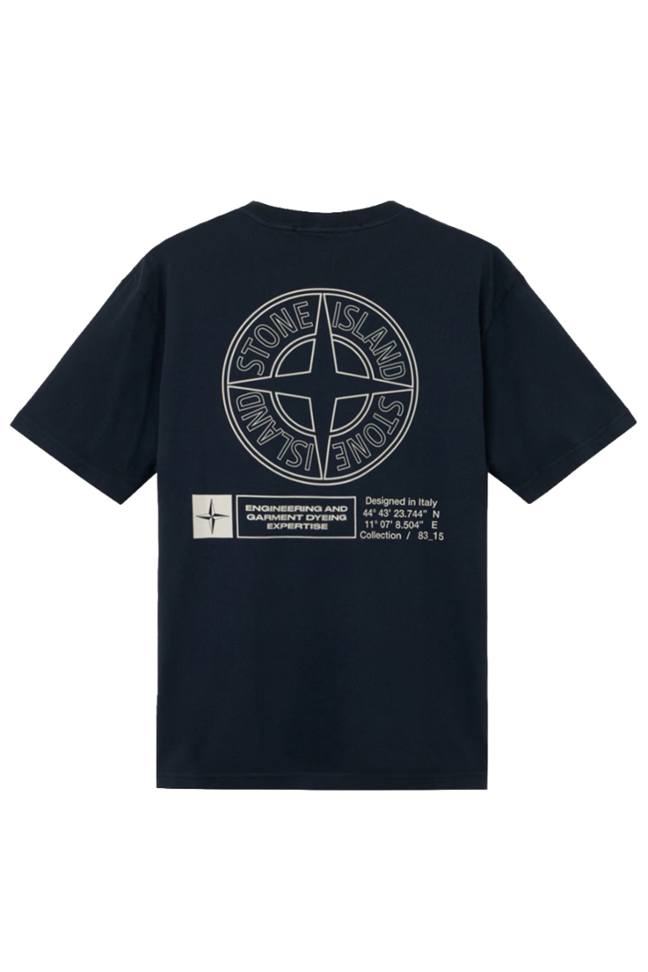 Stone Island T-shirt K2s15 2100037 S0241 D-blauw