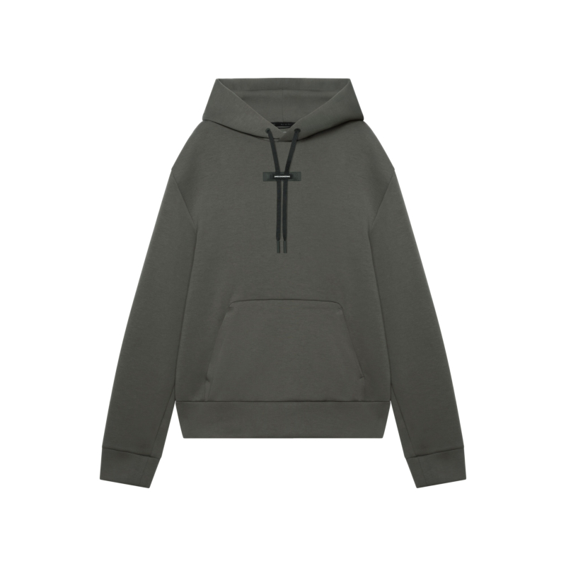On Running Jogging Top Focus Tech Zip Hoodie D-grijs