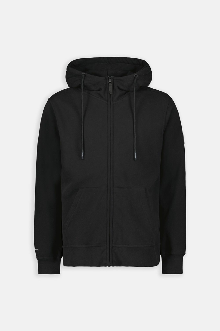 Airforce Jogging Top Basic Hooded Zip Vest Zwart