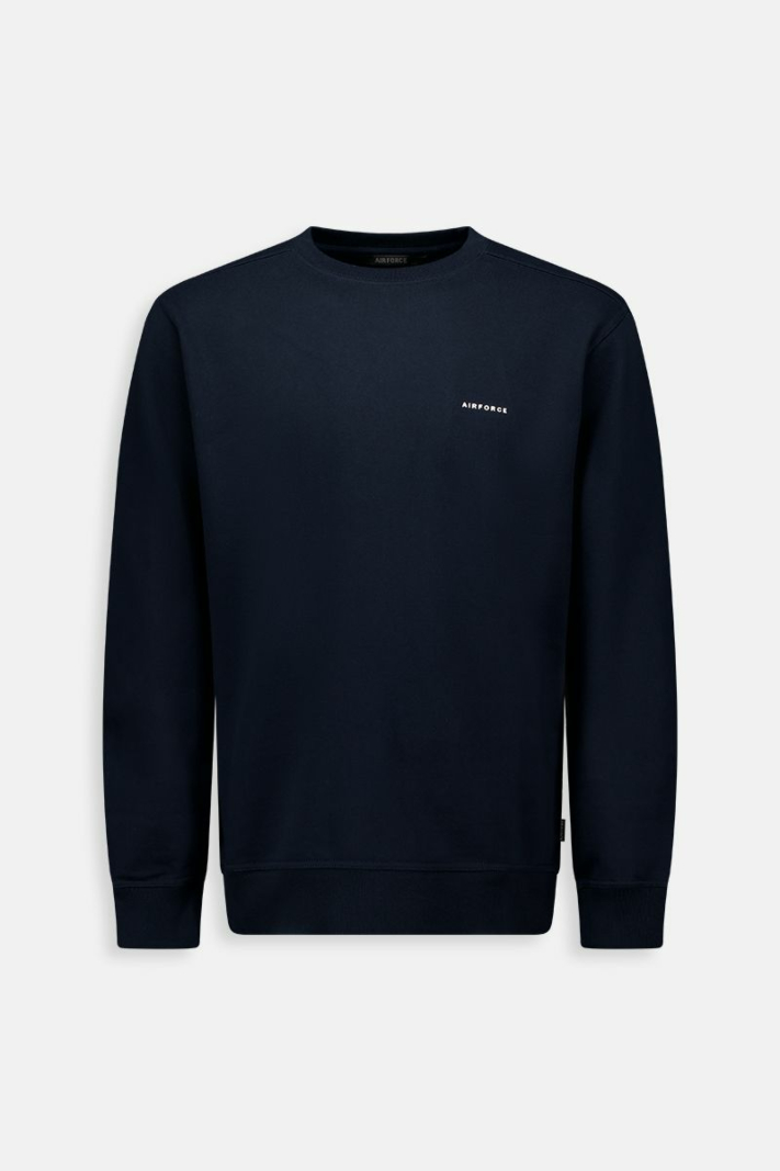 Airforce Sweater Basic Sweater D-blauw
