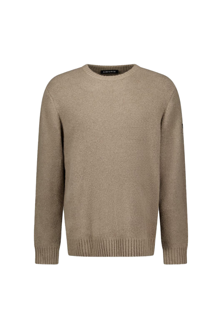 Airforce Trui Kai Knitwear Bruin