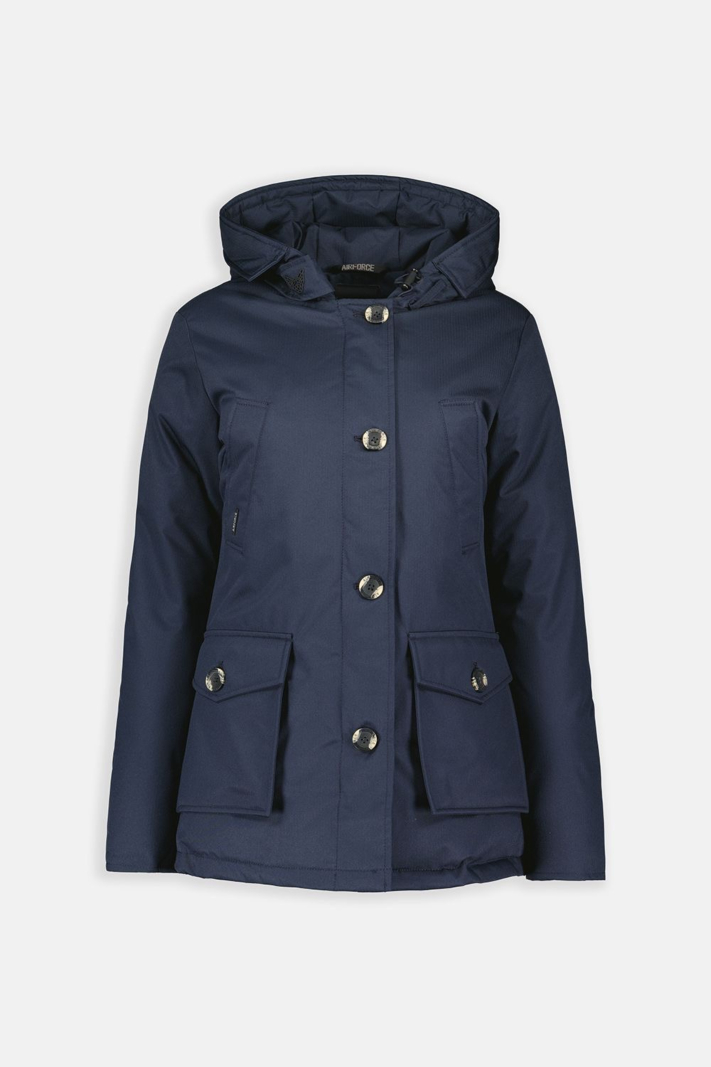 Airforce Jas 4 Pocket Parka D-blauw