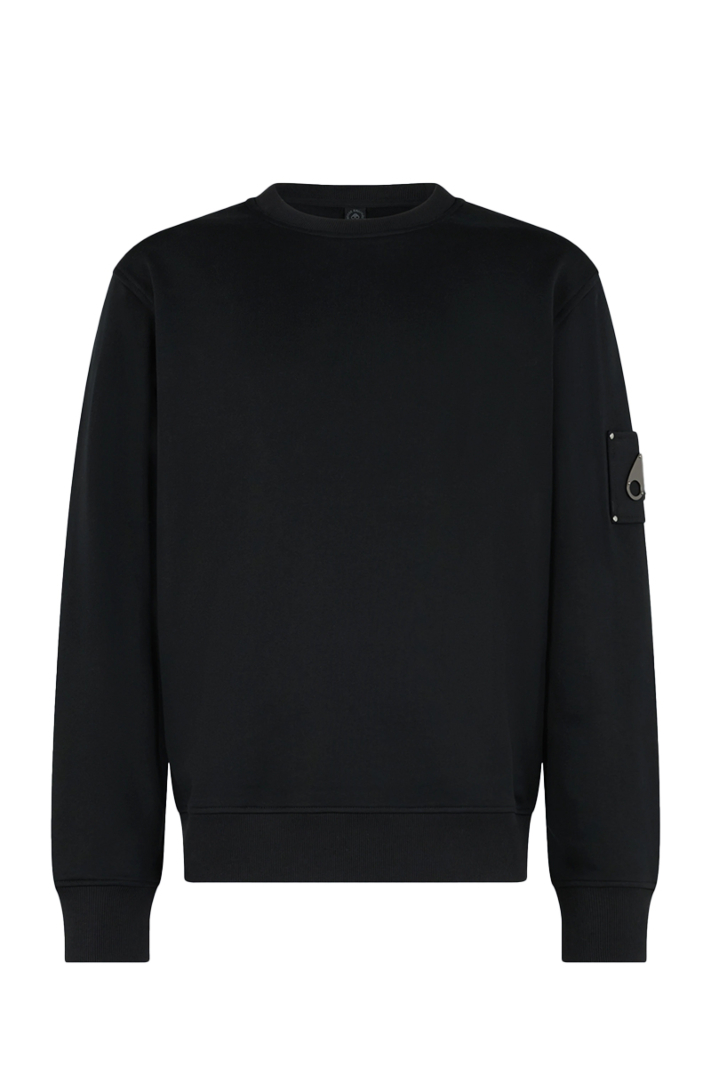 Moose Knuckles Sweater Hartsfield Crew Zwart