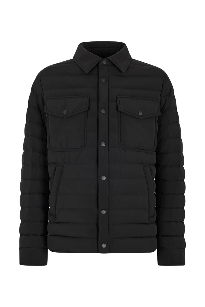 Moose Knuckles Jas Lennox Shirt Jacket Zwart