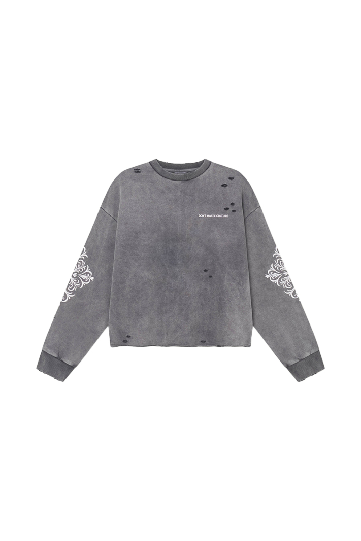 Don't Waste Culture Sweater Urwen Zwart
