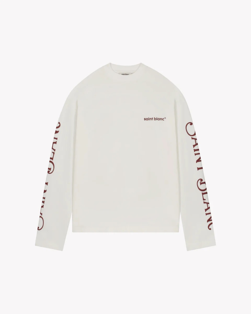 Saint Blanc T-shirt Whisper Long Shirt Wit