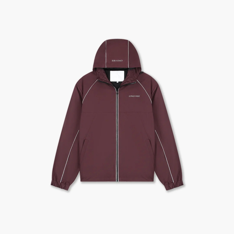 Croyez Jas Croyez Parachute Ripstop Jacket Bordeaux