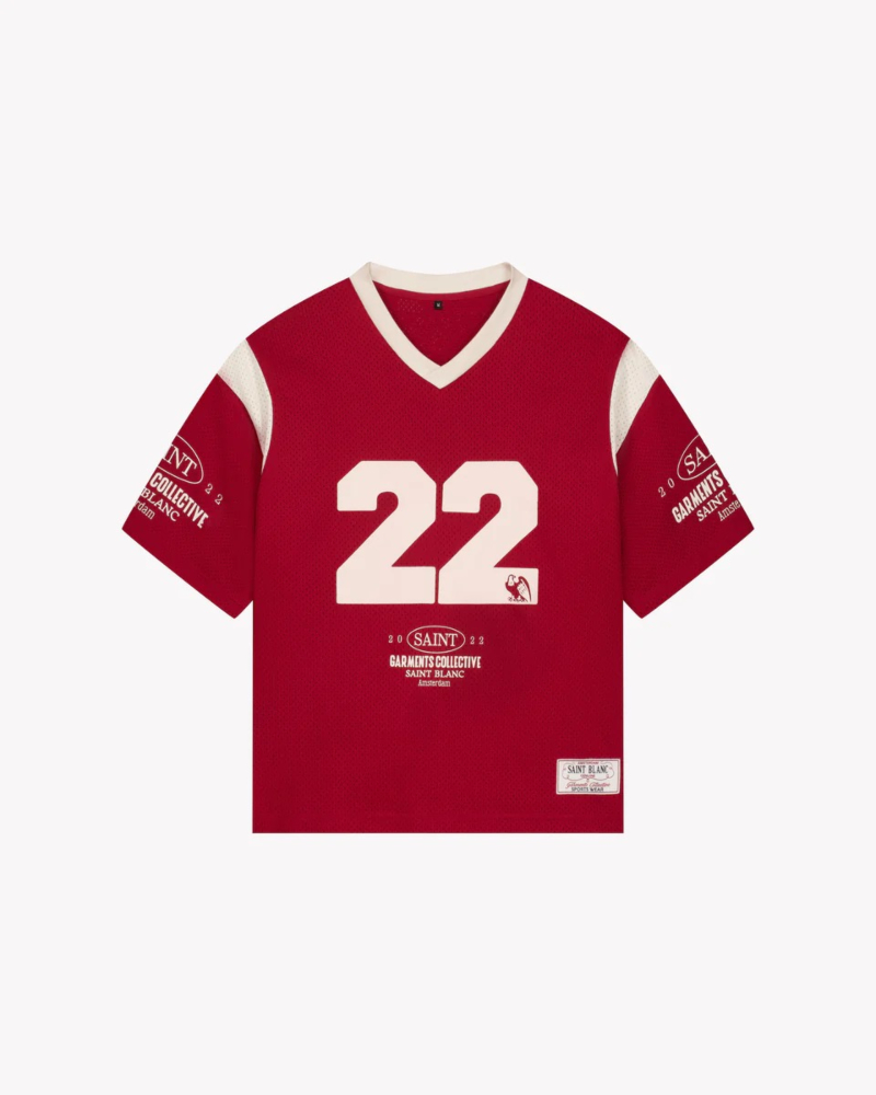 Saint Blanc T-shirt Collective Jersey Rood