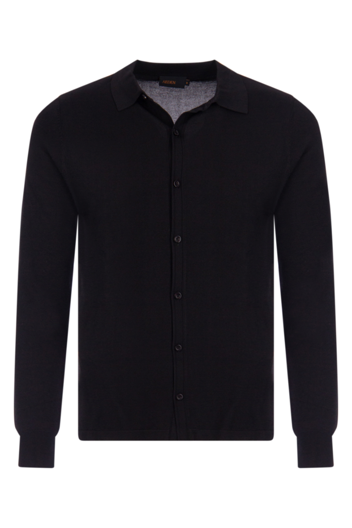 Aeden Shirt Lester Zwart