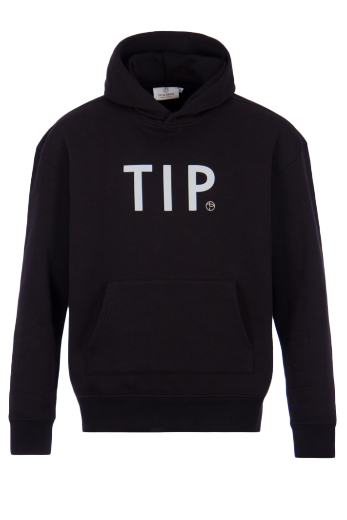 Tip De Bruin Sweater Tip Hoodie Tip Zwart