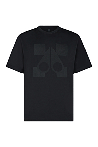 Moose Knuckles T-shirt Finchley Tee Zwart