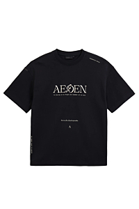 Aeden T-shirt Florent Tee Zwart