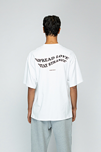 Stranger Society T-shirt Wave T-shirt Wit