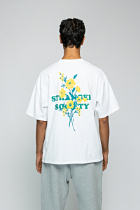 Stranger Society T-shirt Bold Bouquet T-shirt Wit