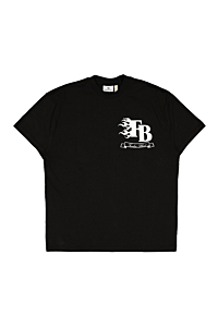 Fearless Blood T-shirt Fire Zwart